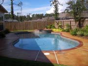 13 - stained pool deck