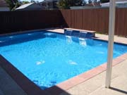 29 - 14 X 27 pool with raised wall and 2 sheers